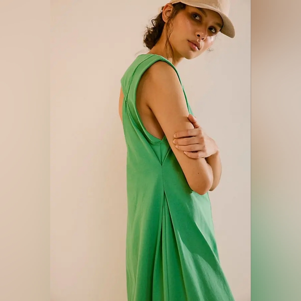 Free People Beach Simone Midi Dress Putt Putt - Picture 3 of 4